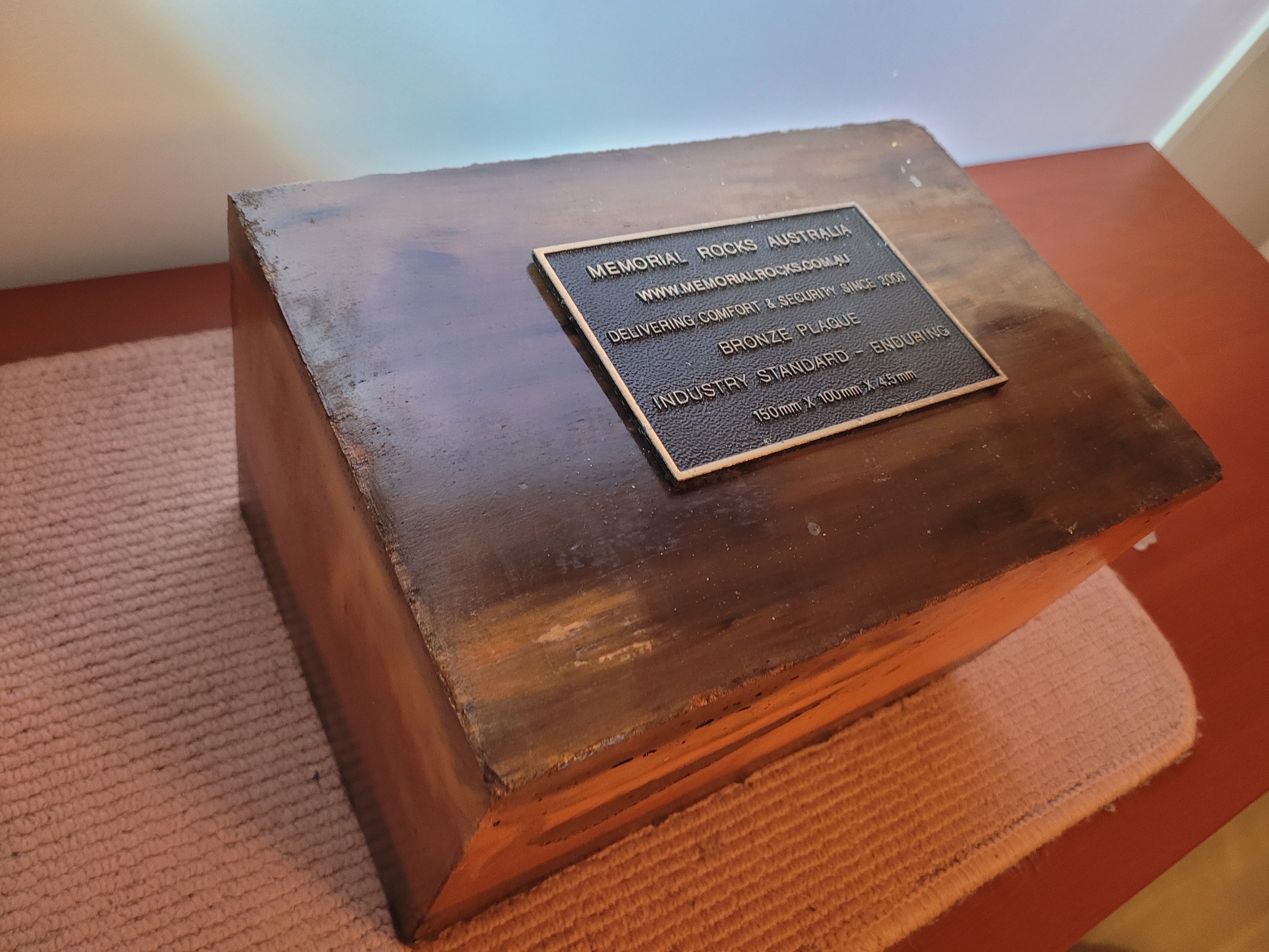 concrete urn for cremated ashes
