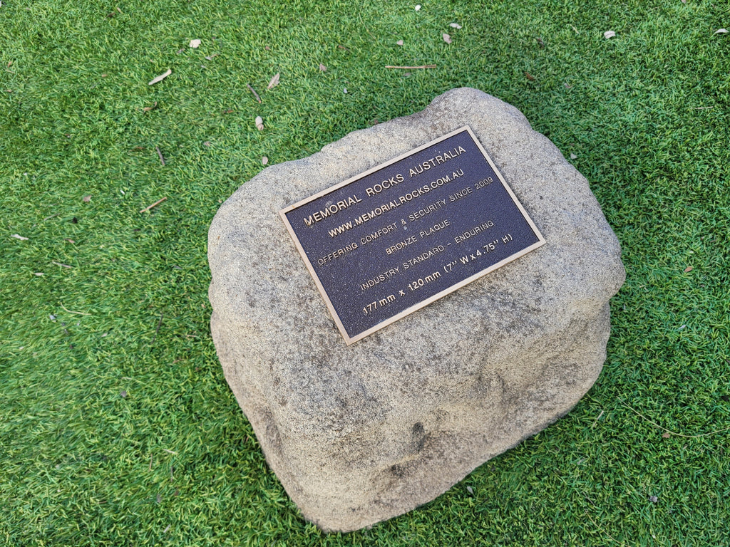 Memorial Rock Urn 1901  Large Natural Riversand